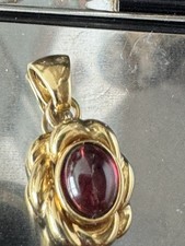 Ciondolo oro rhodolite usato  Roma