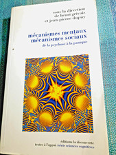 RARE SIGNED 1ST TRADE! Mecanismes Mentaux, Mecanismes Sociaux by Henri Grivois comprar usado  Enviando para Brazil