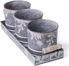 3pcs vaso succulento usato  Roma