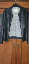 Damenjacke schwarz lederimitat gebraucht kaufen  Plattenburg