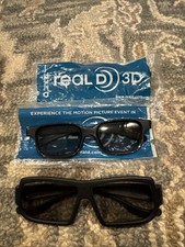 Usado, Conjunto de 3 óculos RealD 3D – tamanho adulto (compatível com AMC, IMAX) comprar usado  Enviando para Brazil