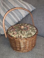 Vintage round wicker for sale  CHESTER LE STREET