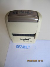 Trodat textstempel bezahlt gebraucht kaufen  Bammental