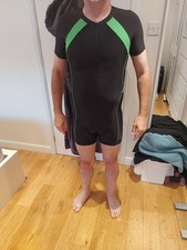 Black green zip for sale  LEICESTER