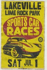 Pôster publicitário vintage 1960 Porsche 356 B Coupe Lime Rock Race 11 x 17, usado comprar usado  Enviando para Brazil