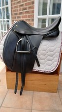 Dressage saddle black for sale  READING