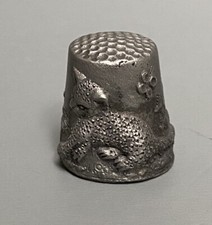 Vintage pewter cat for sale  WORCESTER PARK