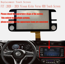 Tela de substituição 2020-24 Nissan Kicks Versa OEM tela sensível ao toque multimídia comprar usado  Enviando para Brazil