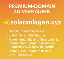 Domain solaranlagen . gebraucht kaufen  Lage