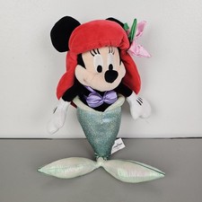 Brinquedo de pelúcia animal Minnie Mouse Ariel pequena sereia princesa parques da Disney comprar usado  Enviando para Brazil