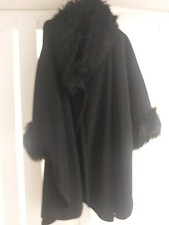 Black faux fur for sale  DONCASTER