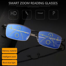 Gafas de lectura con zoom inteligente alemanas de 1 pieza Gafas de lectura multifocales anti luz azul, usado segunda mano  Embacar hacia Argentina