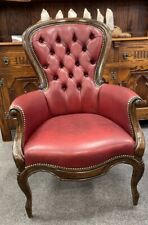 studded leather chair for sale  EASTBOURNE