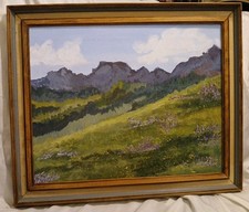 Vintage oil painting for sale  Evington