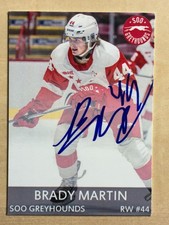 Cartão de hóquei personalizado Brady Martin com autógrafo pessoal 5º no geral 2025 comprar usado  Enviando para Brazil
