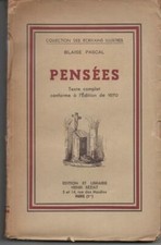 Blaise pascal pensees d'occasion  Montauban