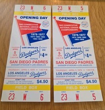 Dodgers opening day for sale  Sunland