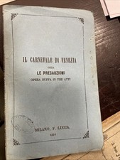 Carnevale venezia petrella usato  Cagliari