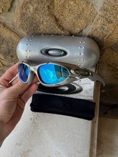 Óculos de sol vintage Oakley placa azul fogo juliet x metal emenda polarizada centavo comprar usado  Enviando para Brazil