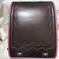 Usado, Mochila Escolar Hello Kitty Charmy Kitty Marrom Rosa Fita Bordada Usada comprar usado  Enviando para Brazil
