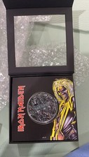 Moeda à prova preta prata 3 oz Iron Maiden Eddie Collection Ilhas Cook 2024. comprar usado  Enviando para Brazil