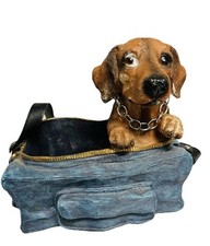 Usado, Vaso de flores decorativo bolsa jeans para cachorros comprar usado  Enviando para Brazil