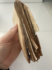 Vintage Handwritten Cake Recipes Notepad Clipped Cooking Old Dessert Recipes, usado comprar usado  Enviando para Brazil
