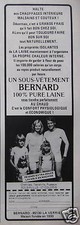 Publicité vêtements bernard d'occasion  Longueil-Sainte-Marie