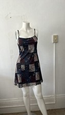 Mini vestido Shein feminino mod floral gótico boho cottage core tiras pequeno comprar usado  Enviando para Brazil