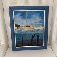 Vntg oil painting for sale  Palm Springs