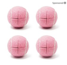 4 PÇS - Bolas de tênis Walker Glide, bolas de tênis pré-cortadas rosa pastel comprar usado  Enviando para Brazil