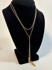 Lariat necklace long for sale  Evanston
