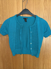 Strick bolero grün gebraucht kaufen  Filderstadt