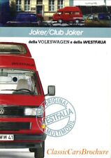 Brochure depliant volkswagen usato  Cosenza