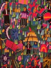 Vibrant embroidered guatemalan for sale  Flint Hill