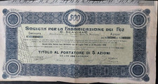Mortara 1907 azione usato  Milano