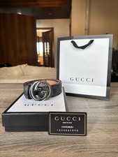 Cintura gucci nera usato  Castiglione delle Stiviere