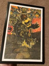 Original One Of A Kind Bowser Painting 12 x 18 Nintendo Mario LEIA DESCRIÇÃO comprar usado  Enviando para Brazil