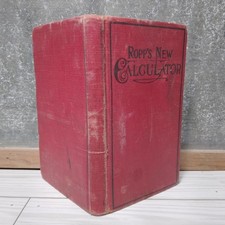 Ropp's New Commercial Calculator & Short-Cut Arithmetic Hardcover Book C. 1906 comprar usado  Enviando para Brazil
