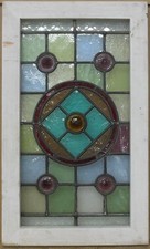 Vitral EDWARDIAN INGLÊS COM CHUMBO 12,25" X 20,75" comprar usado  Enviando para Brazil