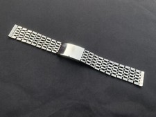 Pulseira de relógio vintage 9 fileiras contas de arroz aço inoxidável 18 mm comprar usado  Enviando para Brazil