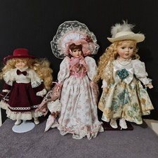 Lot porcelain dolls d'occasion  Expédié en Belgium