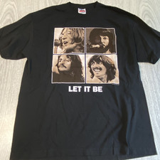 Camiseta Vintage 1996 The Beatles Let It Be Dupla Face GG Preta Estado Perfeito comprar usado  Enviando para Brazil