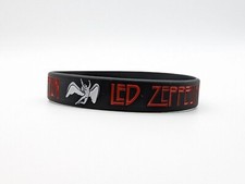Pulseiras de música banda de rock - Pulseira de silicone Led Zeppelin pulseira de metal punk, usado comprar usado Pulseiras de música banda de rock - Pulseira de silicone Led Zeppelin pulseira de metal punk, usado comprar usado  Enviando para Brazil