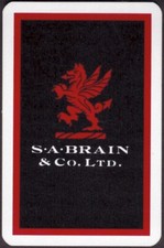 Cartas de baralho cartas únicas vintage BRAINS BEERS Cardiff publicidade antiga cervejaria C comprar usado  Enviando para Brazil