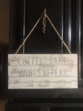 Rustic wooden sign for sale  Muskogee