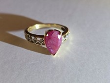 Rubinring gelbgold 585 gebraucht kaufen  Wuppertal