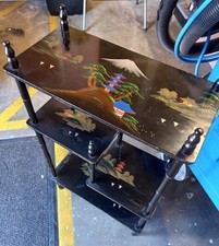 Black lacquered japanese for sale  SOUTHAMPTON