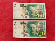 Lot billets 500 d'occasion  Saint-Ismier