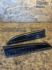 2011-2016 FORD F250 F350 RH+LH EMBLEMA DO PARA-LAMA DIANTEIRO LOGOTIPO EMBLEMA FABRICANTE DE EQUIPAMENTO ORIGINAL LARIAT *leia comprar usado  Enviando para Brazil